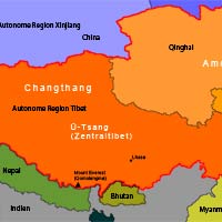 Historic Tibet Karte